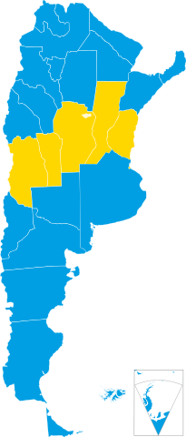 © EnzoLib, «Mapa de las elecciones generales argentinas 2019», cc by-sa. Fuente: https://commons.wikimedia.org/wiki/File:Elecciones_presidenciales_de_Argentina_2019.svg